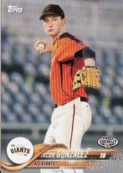 2018 Topps Pro Debut Base Set Jacob Gonzalez #121 card