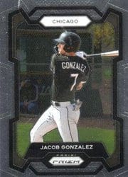 2024 Panini Prizm Base Set Jacob Gonzalez #1 card