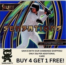 2024 Panini Select Sensations Jacob Gonzalez #19 card