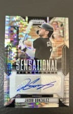 2025 Panini Prizm Sensational Signatures Jacob Gonzalez #SS-JG card