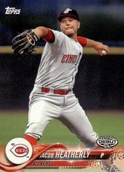 2018 Topps Pro Debut Base Set Jacob Heatherly #110 card