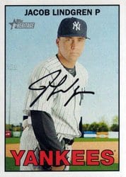 2016 Topps Heritage Base Set Jacob Lindgren #139 card