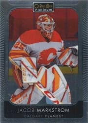 2021-22 O-Pee-Chee Platinum Base Set Jacob Markstrom #113 card