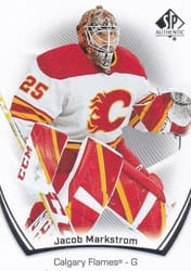 2021-22 SP Authentic Base Set Jacob Markstrom #11 card