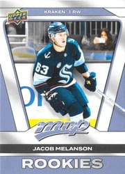 2025-26 Upper Deck MVP Base Set Jacob Melanson #241 card