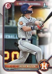 2022 Bowman Draft Base Set Jacob Melton #BD-135 card