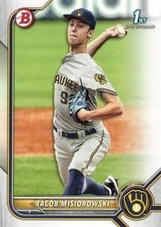 2022 Bowman Draft Base Set Jacob Misiorowski #BD-132 card