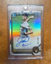 Jacob Misiorowski 2022 Bowman Draft Chrome Autographs #CDA-JMI Refractor