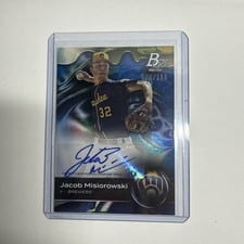 2023 Bowman Platinum Top Prospects Jacob Misiorowski #TOP-69 card