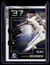 2025 Bowman Bowman Scouts Top 100 Jacob Misiorowski #BTP-37 card
