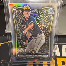 Jacob Misiorowski 2026 Bowman #35 Etched in Glass Variation