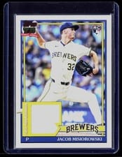 2026 Topps 1991 Topps Relics Jacob Misiorowski #91R-JMI card