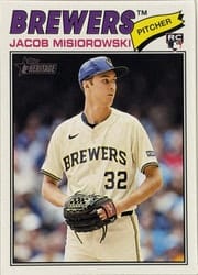 2026 Topps Heritage Base Set Jacob Misiorowski #144 card