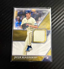 2026 Topps Major League Material Autographs Jacob Misiorowski #MLM2-JMI card