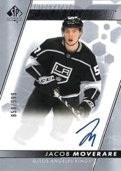 2022-23 SP Authentic Base Set Jacob Moverare #162 card
