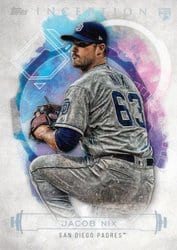 2019 Topps Inception Base Set Jacob Nix #77 card