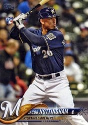 2018 Topps Update Base Set Jacob Nottingham #US6 card