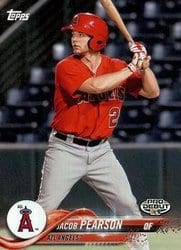2018 Topps Pro Debut Base Set Jacob Pearson #75 card