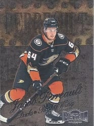 2022-23 SkyBox Metal Universe 1998-99 Retro Rookies Jacob Perreault #R-9 card