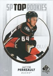 2022-23 SP Authentic Top Rookies Jacob Perreault #TR-12 card