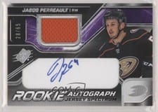 2022-23 SPx Rookie Autograph Jersey Jacob Perreault #PE card