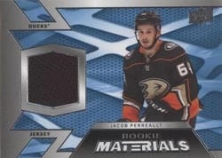 2022-23 Upper Deck Rookie Materials Jacob Perreault #RM-JP card