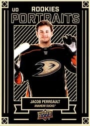 2022-23 Upper Deck UD Portraits Jacob Perreault #P-43 card