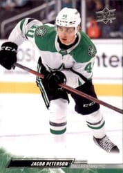 2022-23 Upper Deck Base Set Jacob Peterson #313 card