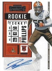 2020 Panini Contenders Base Set Jacob Phillips #188 card