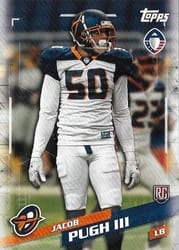 2019 Topps AAF Base Set Jacob Pugh III #37 card