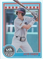 2025 Panini Stars & Stripes Base Set Jacob Seamon #34 card