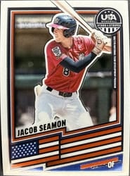 2026 Panini Stars & Stripes Prizm Base Set Jacob Seamon #179 card