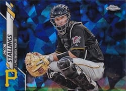 2020 Topps Chrome Sapphire Edition Base Set Jacob Stallings #598 card