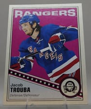 2019 Upper Deck O-Pee-Chee Update Jacob Trouba Retro Blank Back #603 card