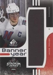 2024-25 SP Game Used 2024 Stadium Series Banner Year Relics Jacob Trouba #BYSS-JT card