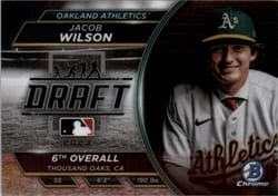 2023 Bowman Draft Draft Night Jacob Wilson #BDN-2 card