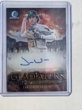 2024 Bowman Chrome Gladiators of the Diamond Autographs Jacob Wilson #GDA-JW card