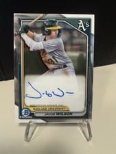 2024 Bowman Chrome Prospects Autograph Jacob Wilson #CPA-JWI card