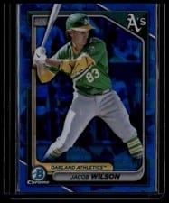 2024 Bowman Chrome Sapphire Edition Prospects Jacob Wilson #BCP-205 card