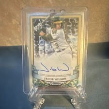 2024 Bowman Sterling Prospect Autograph Jacob Wilson #PA-JW card