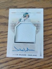 2024 Panini Boys of Summer Jumbo Prospect Material Signatures Jacob Wilson #JMS-JW card