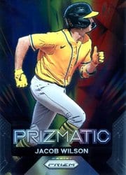 2024 Panini Prizm Prizmatic Jacob Wilson #13 card