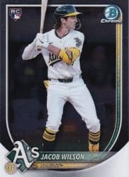2025 Bowman Chrome Base Set Jacob Wilson #1 card