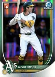 2025 Bowman Chrome Base Set Jacob Wilson #1b card