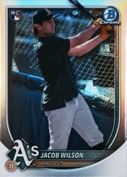 2025 Bowman Chrome Base Set Jacob Wilson #1c card