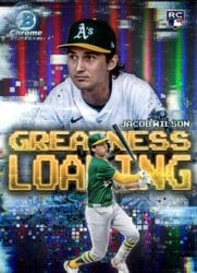 2025 Bowman Greatness Loading Jacob Wilson #GL-16 card