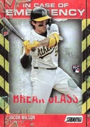 2025 Stadium Club In Case of Emergency Jacob Wilson #ICE-13 card