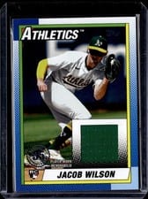 2025 Topps 1990 Topps Baseball Relics Series Two Jacob Wilson #90R2-JWI card