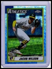 2025 Topps Chrome Logofractor Edition 1990 Topps Jacob Wilson #90CB-18 card