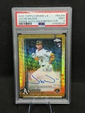 2025 Topps Chrome Logofractor Edition Rookie Autographs Jacob Wilson #RA-JWI card